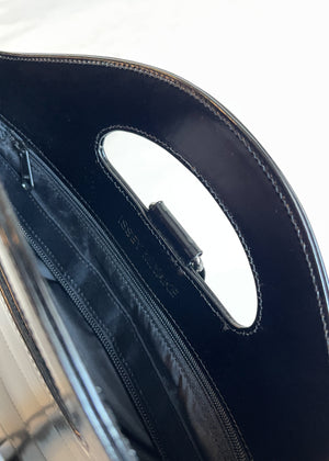 Issey Miyake Collapsible Leather Sling Bag