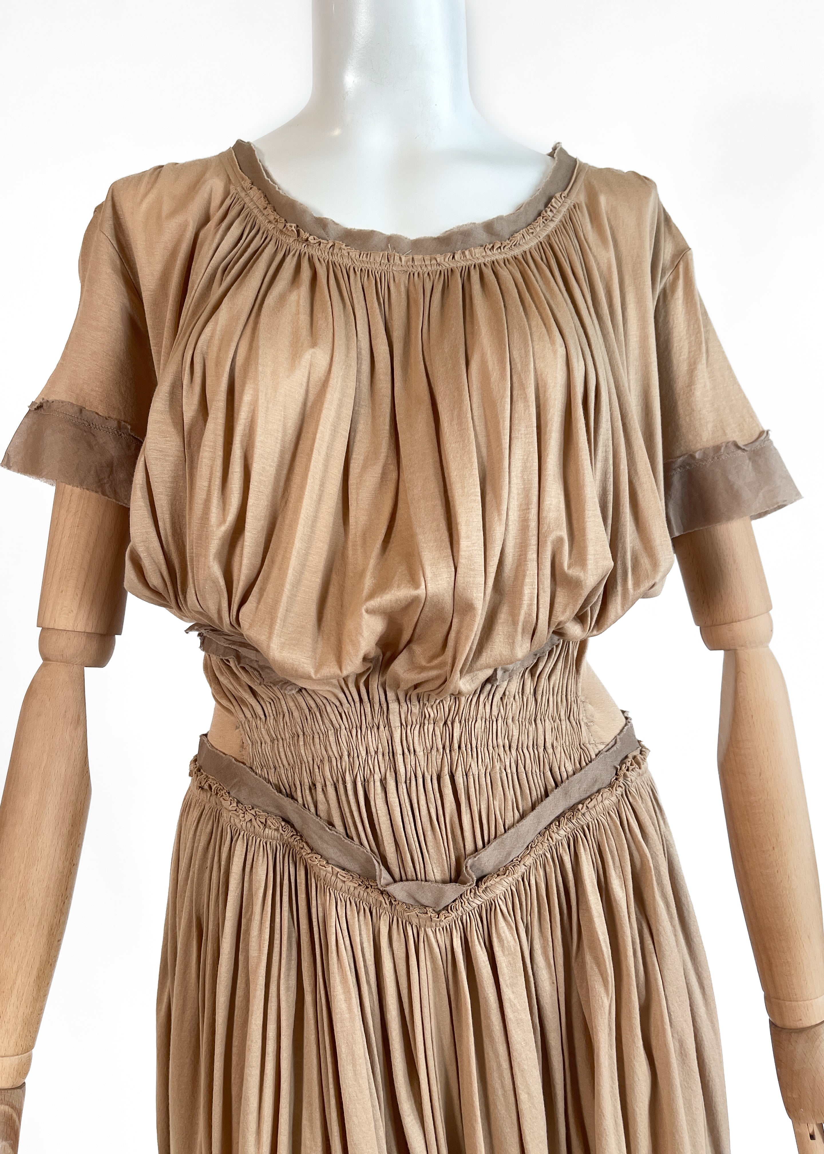 Issey Miyake Goddess Draped Dress — Spring 2003 Runway