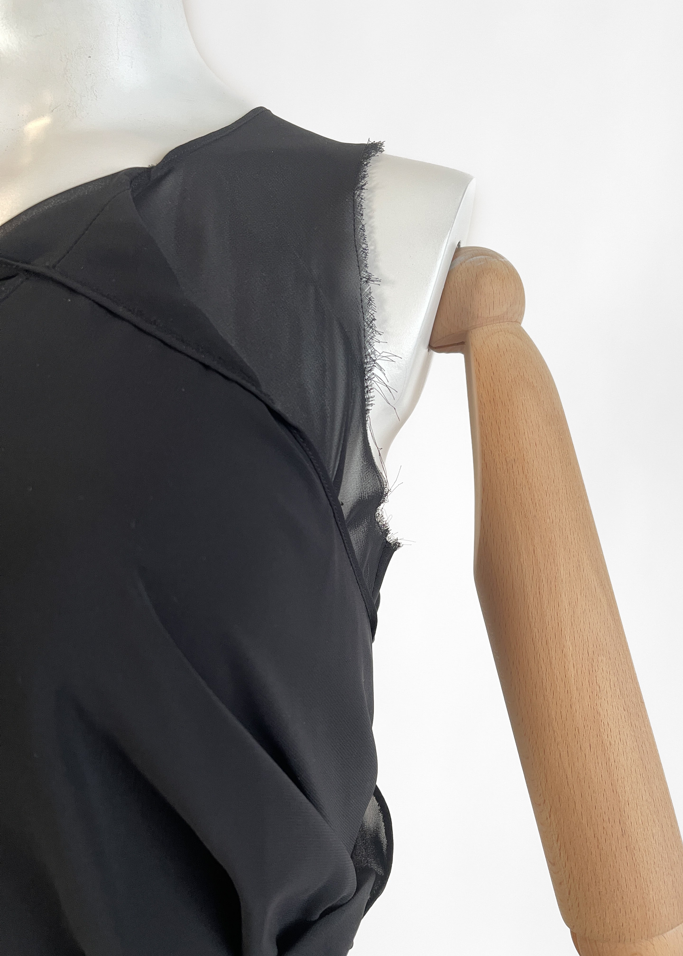 Junya Watanabe 2004 Twisted Silk Dress