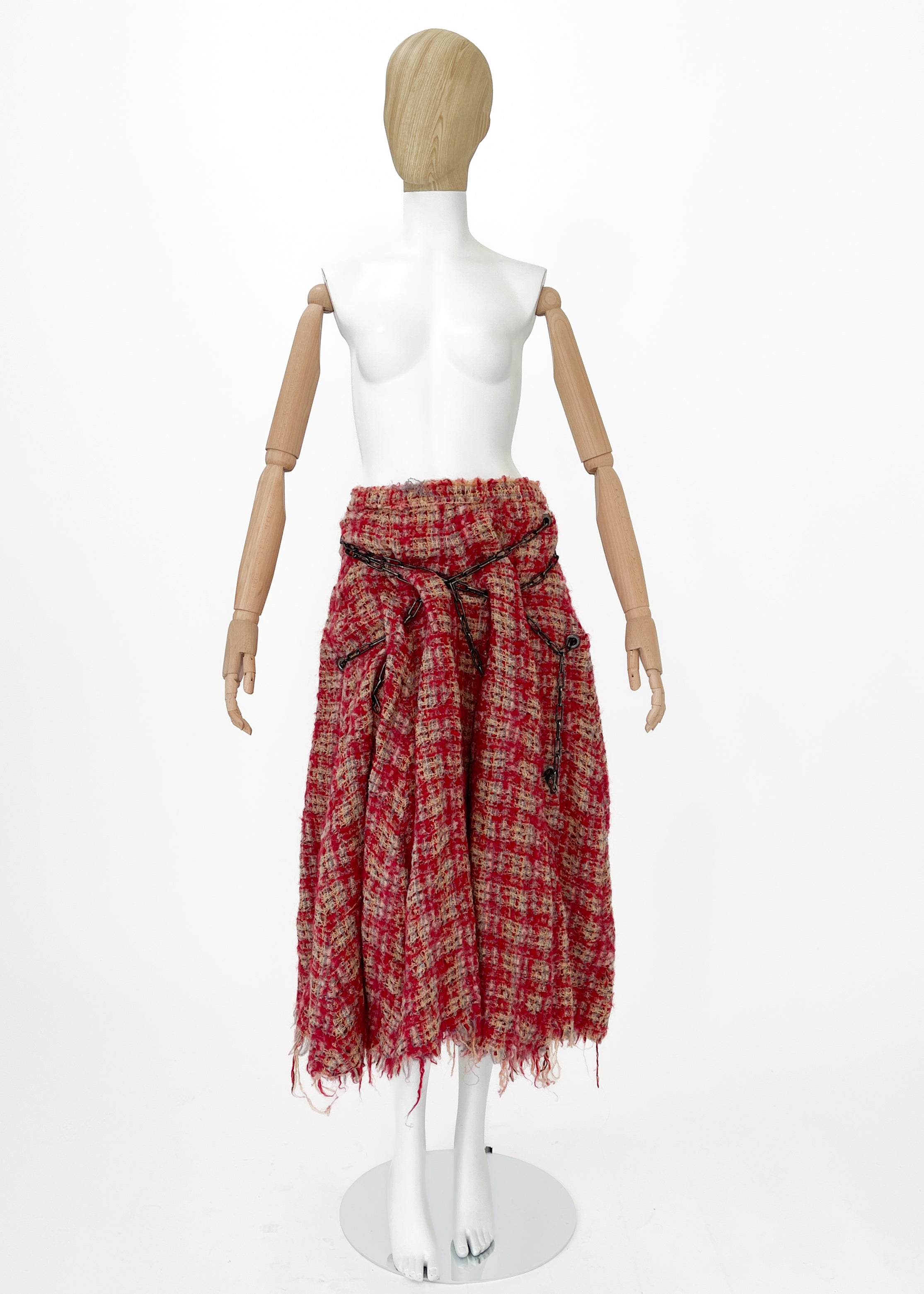 JUNYA WATANABE MAN PINK レイヤード巻きスカート2003年 JUNYA WATANABE MAN PINK レイヤード巻きスカート2003年