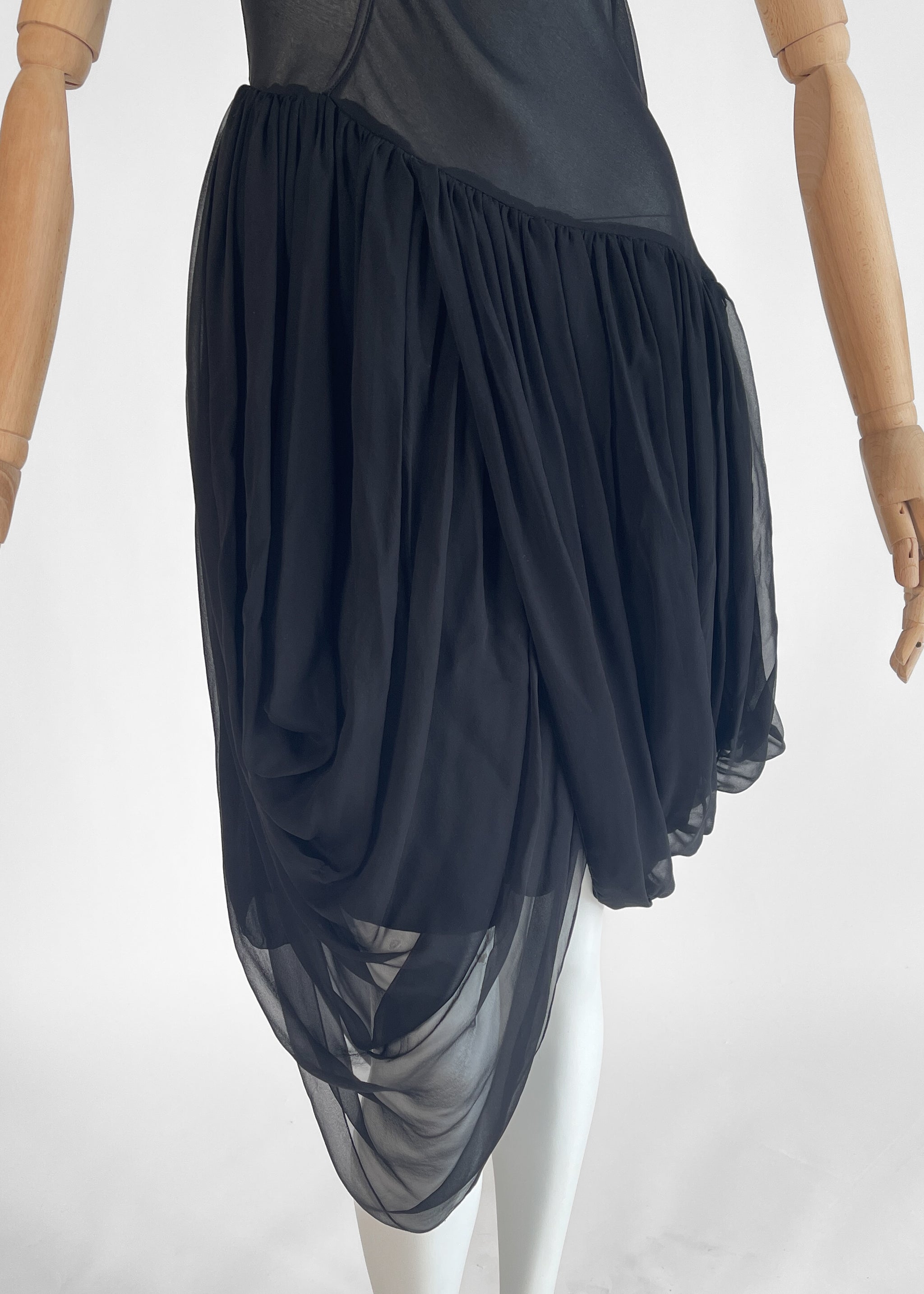 Krizia Silk Chiffon Dress Fall 2007 Krizia Silk Chiffon Dress Fall 2007