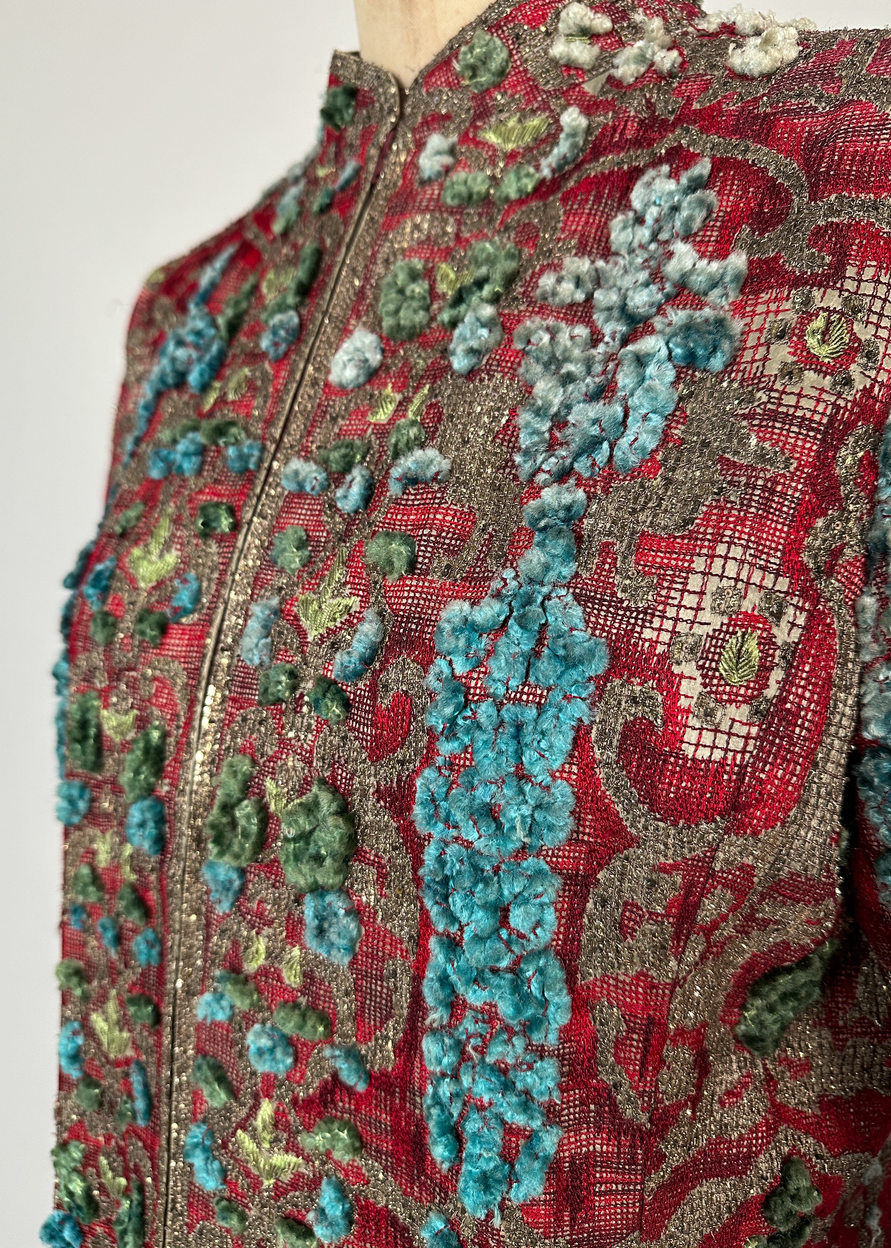 Vintage Oscar de la Renta Tapestry Coat F/W 2003