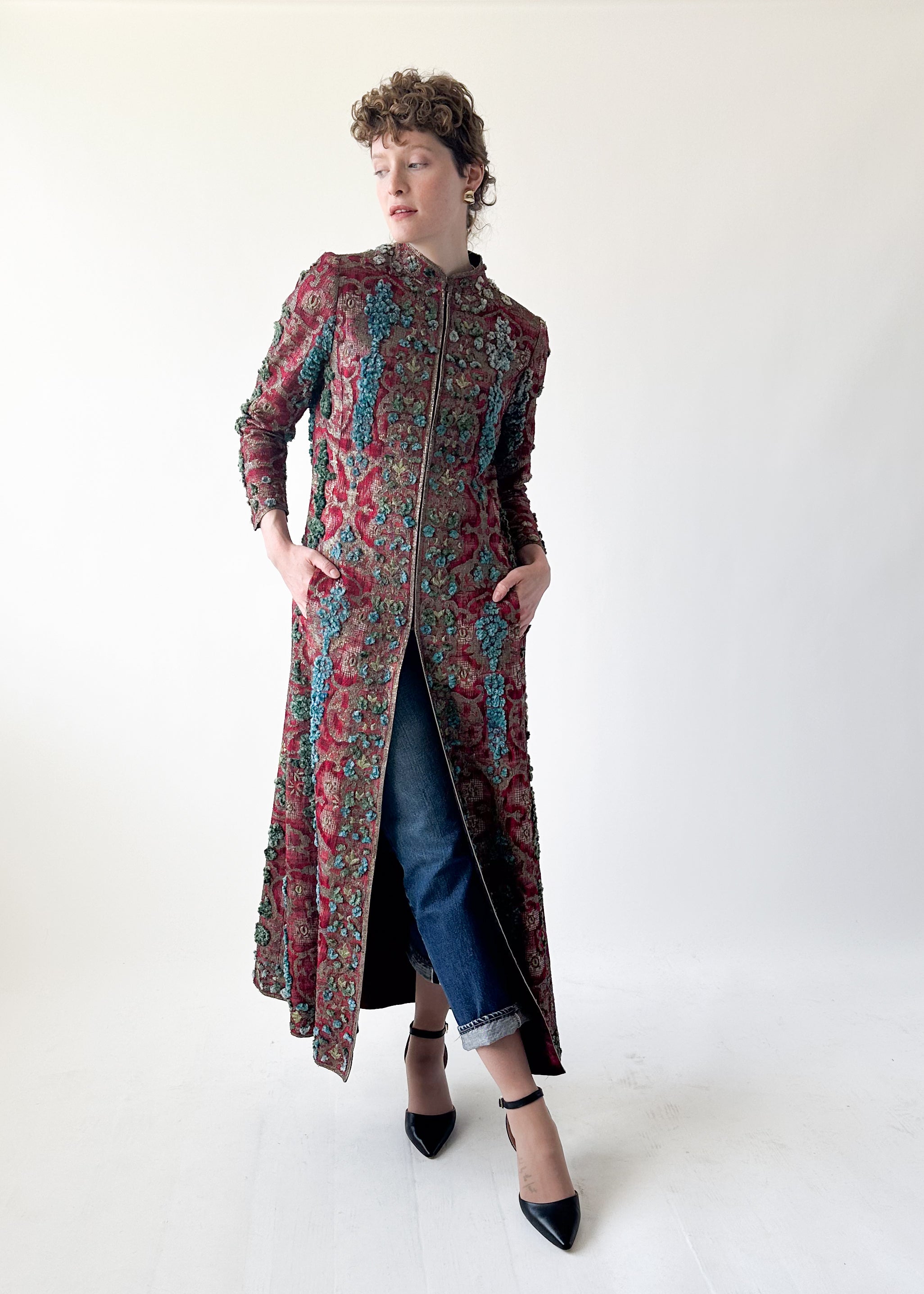 Vintage Oscar de la Renta Tapestry Coat F/W 2003