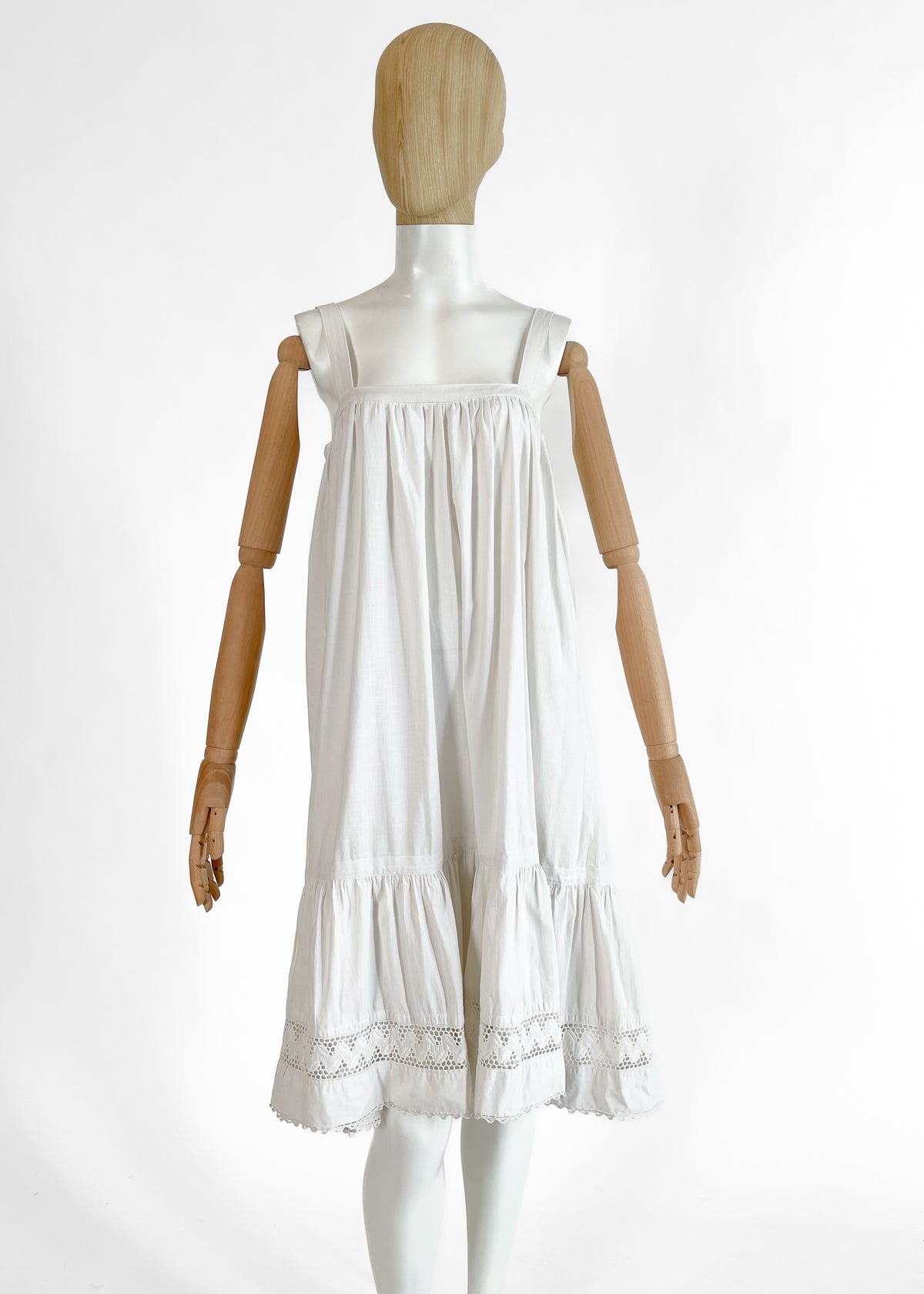 REMARCHER Antique Cotton and Lace Dress