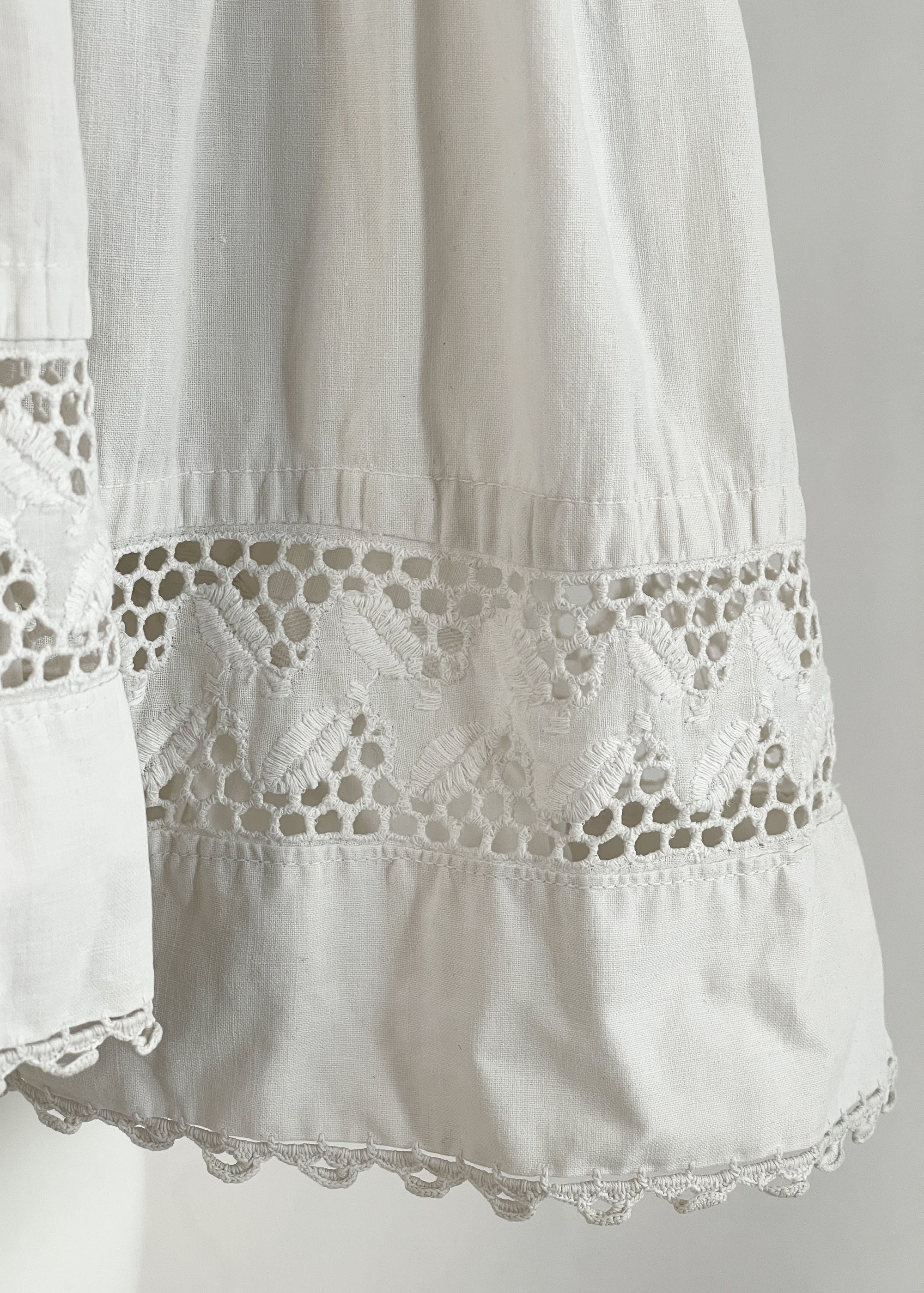 REMARCHER Antique Cotton and Lace Dress