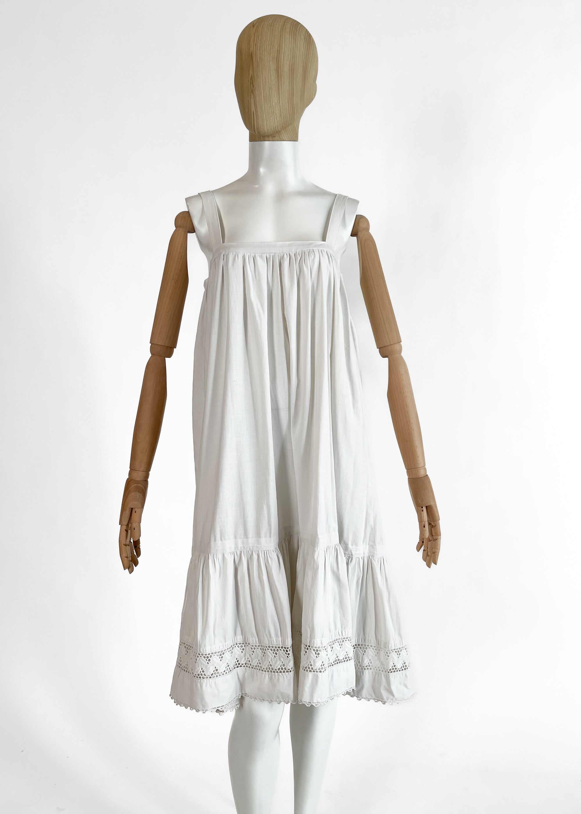 REMARCHER Antique Cotton and Lace Dress
