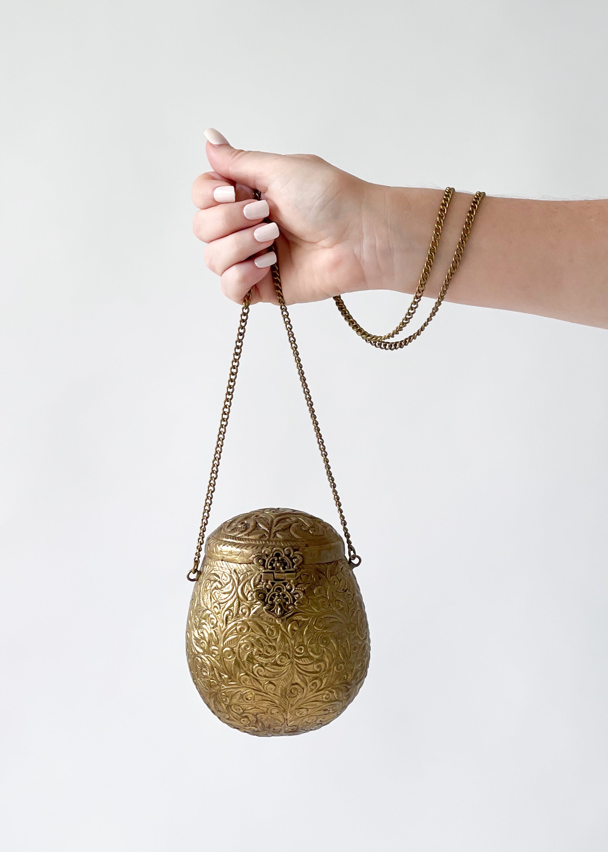 Vintage Brass Bag