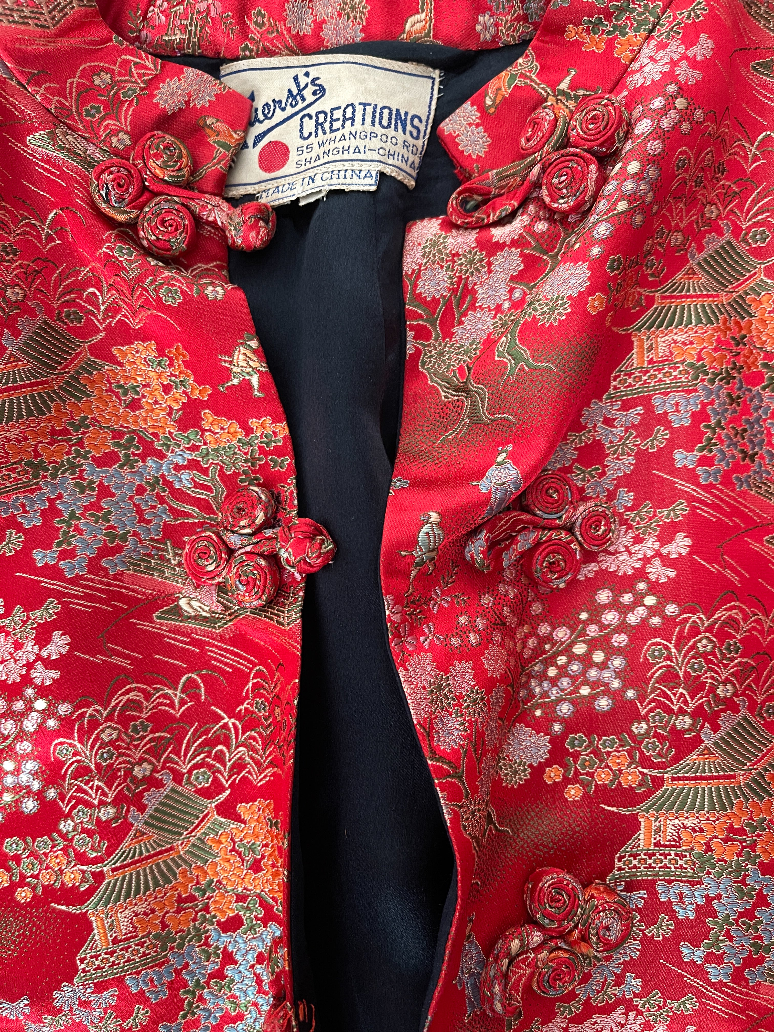 Vintage 1950s Chinese Silk Jacket