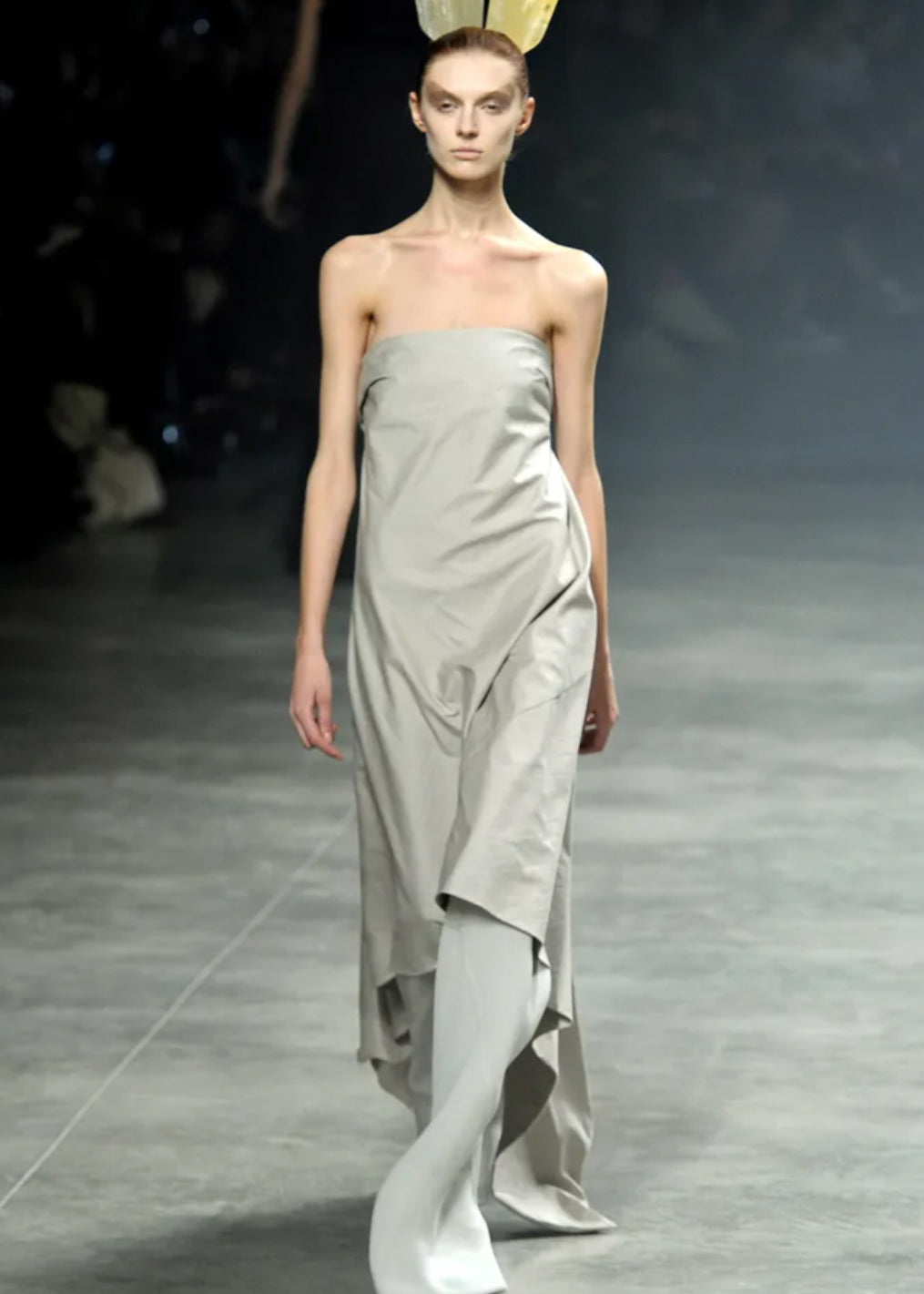 Rick Owens Strapless Dress Anthem Spring 2011