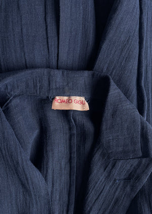Romeo Gigli Sheer Linen Blazer