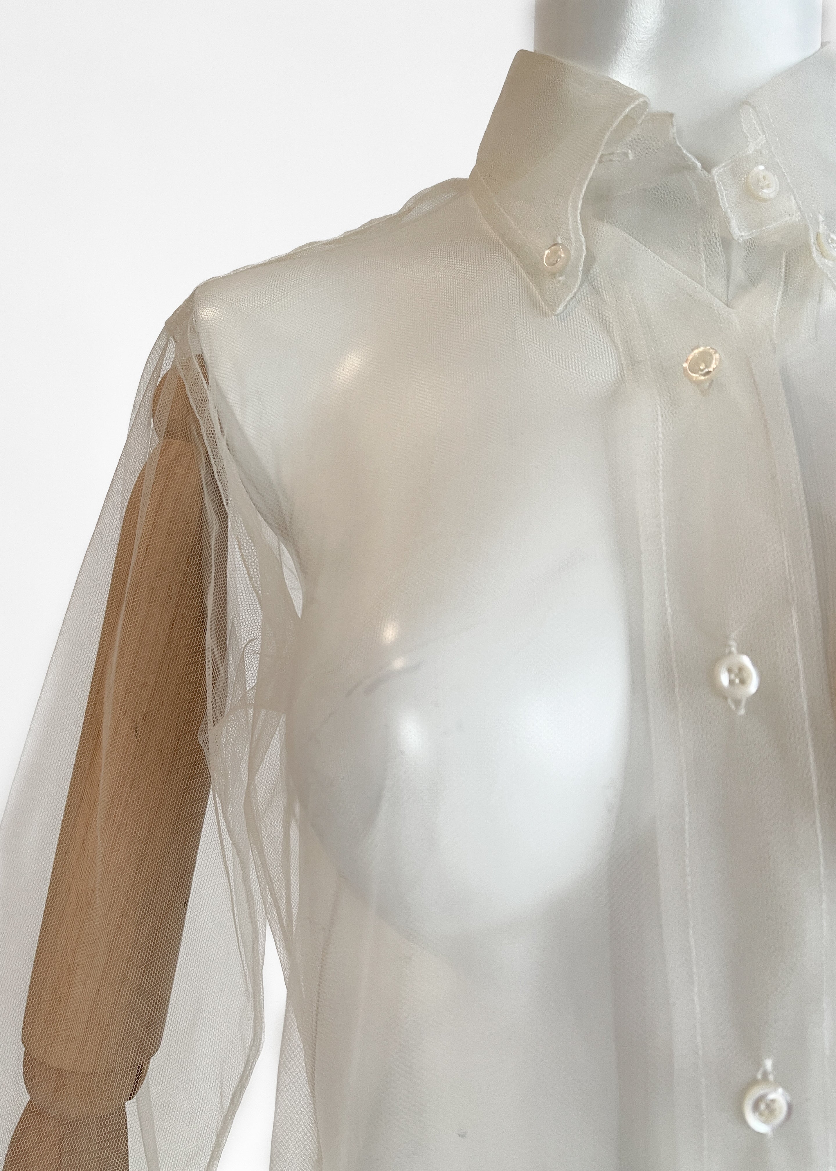 Thom Browne 'Invisible' Sheer Shirt