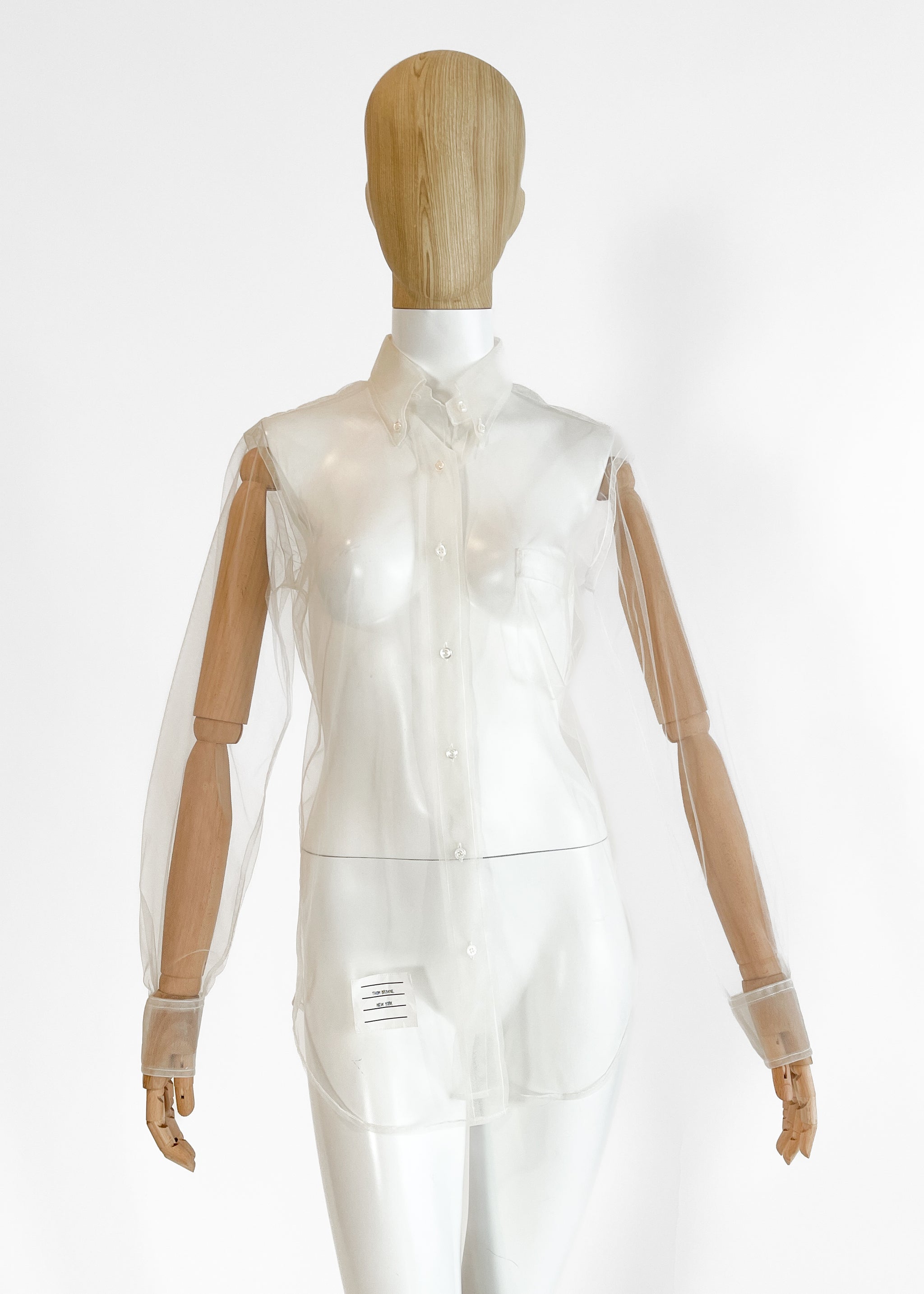 Thom Browne 'Invisible' Sheer Shirt