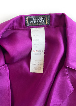 Vintage Versace Spring 2000 Silk Wrap Top