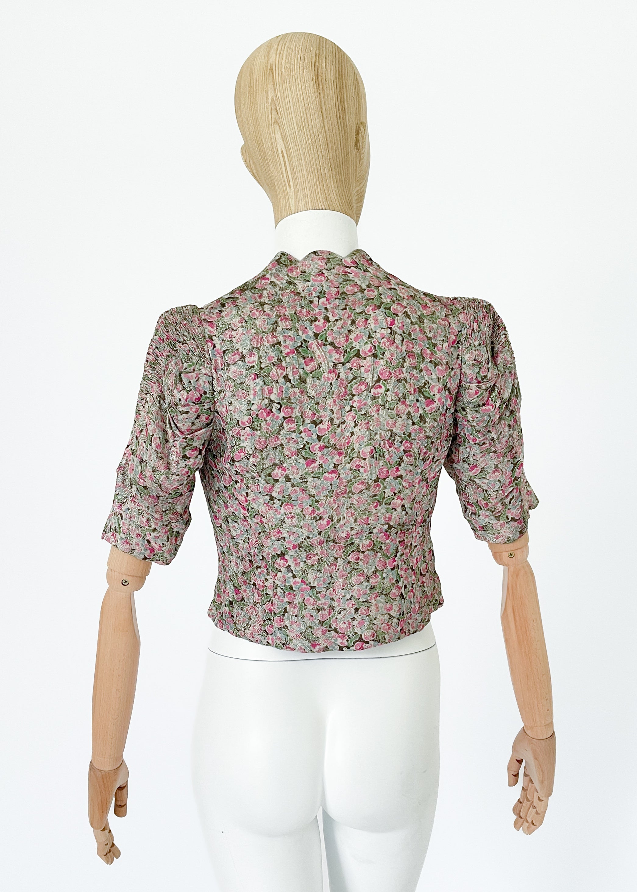 Vintage 1930s Lamé Cropped Jacket