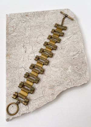 Vintage 1930s Book Chain Bracelet