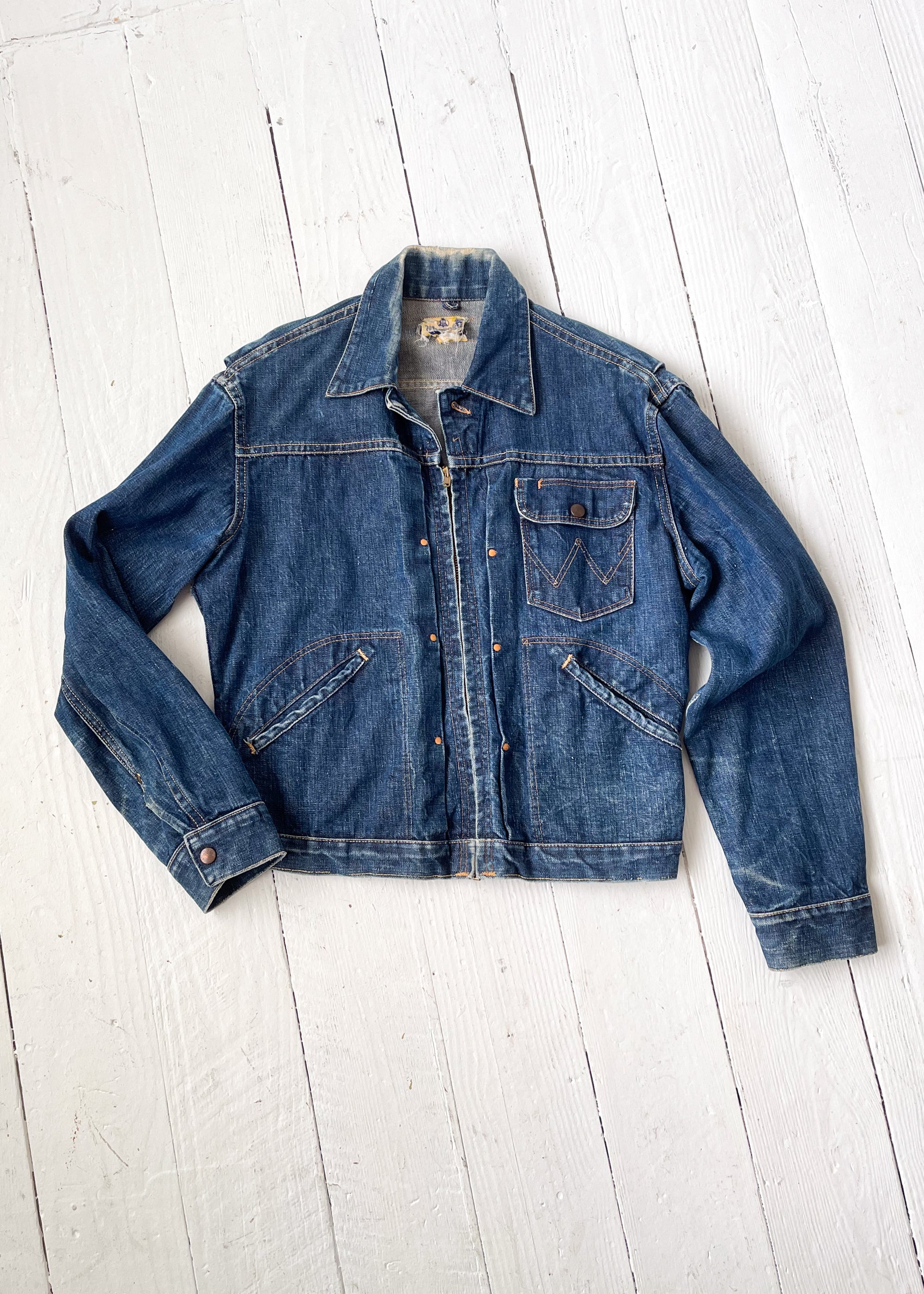 Vintage 1950s Wrangler Denim Jacket - Raleigh Vintage