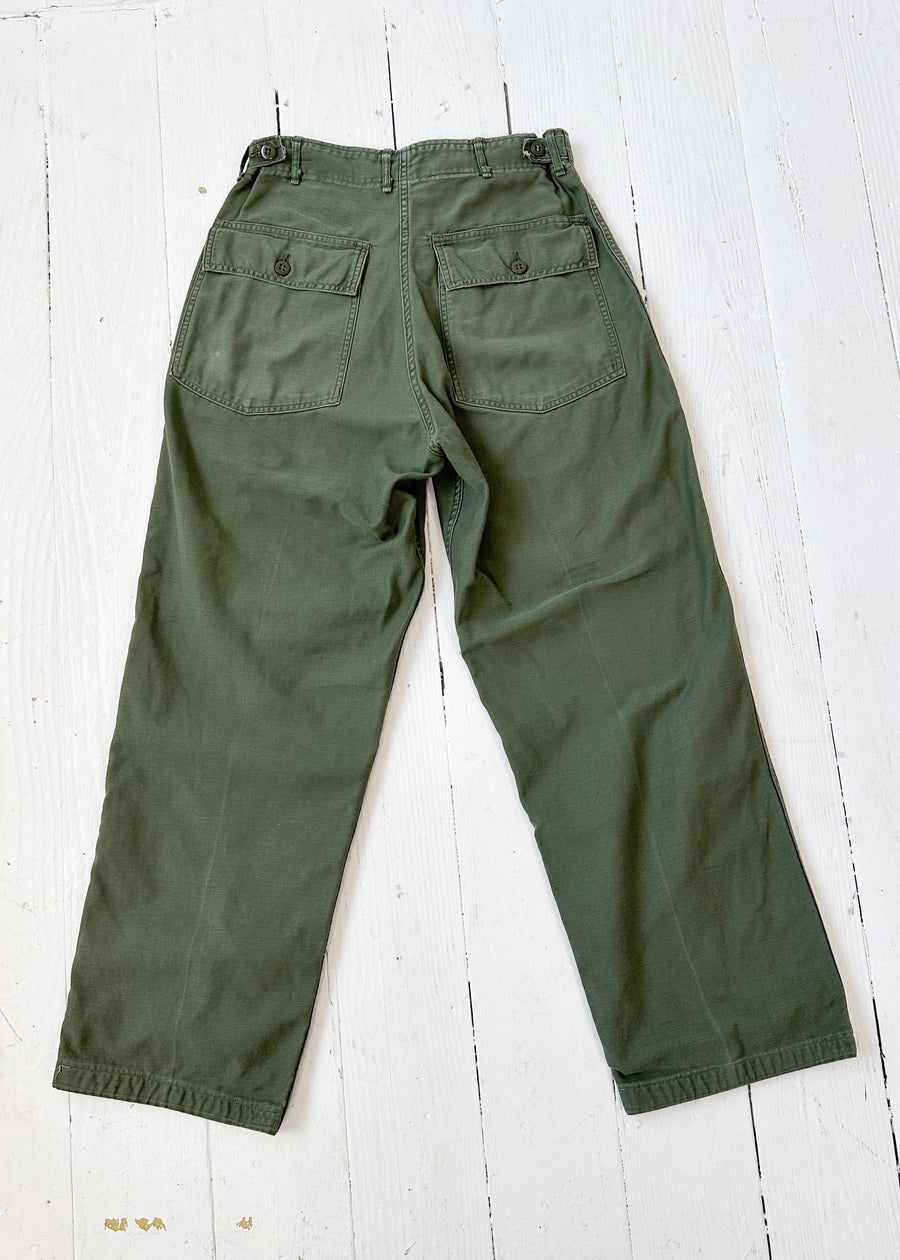 Vintage 1960s Army Pants Baker OG 107