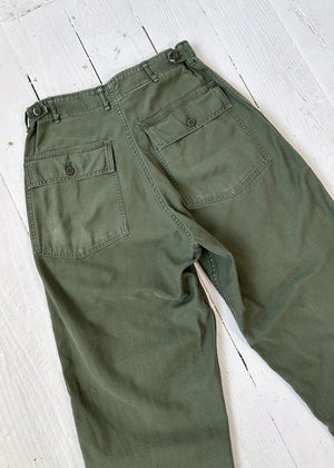 Vintage 1960s Army Pants Baker OG 107