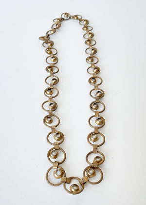 Vintage 1960s Links Chain Necklace