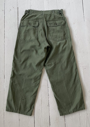 1960s OG 107 Army Fatigue Pants