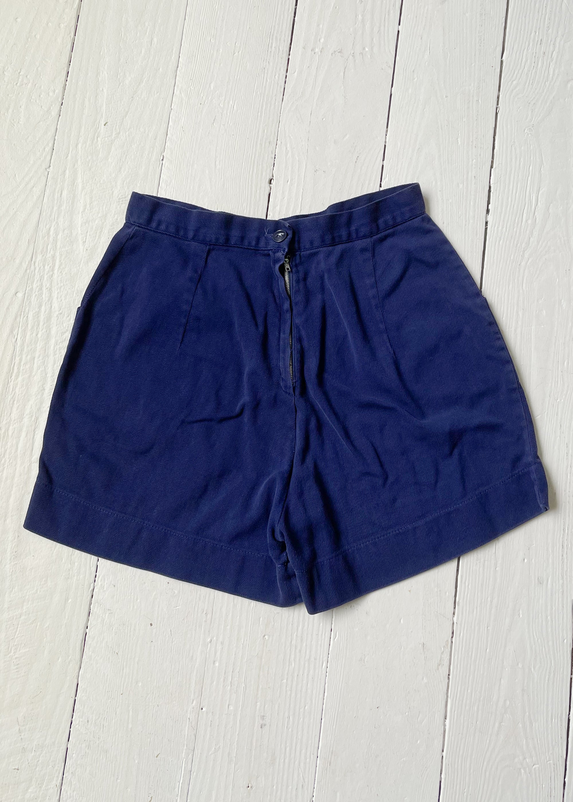 Vintage 1960s Embroidered Cotton Shorts