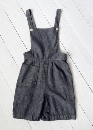 Vintage 1950s Cotton Overall Shorts