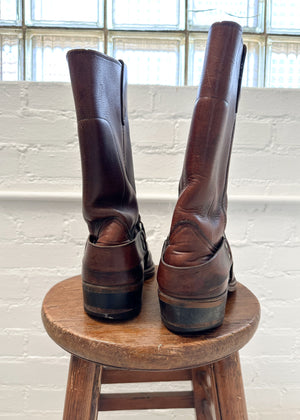 Vintage 1960s Harness Boots