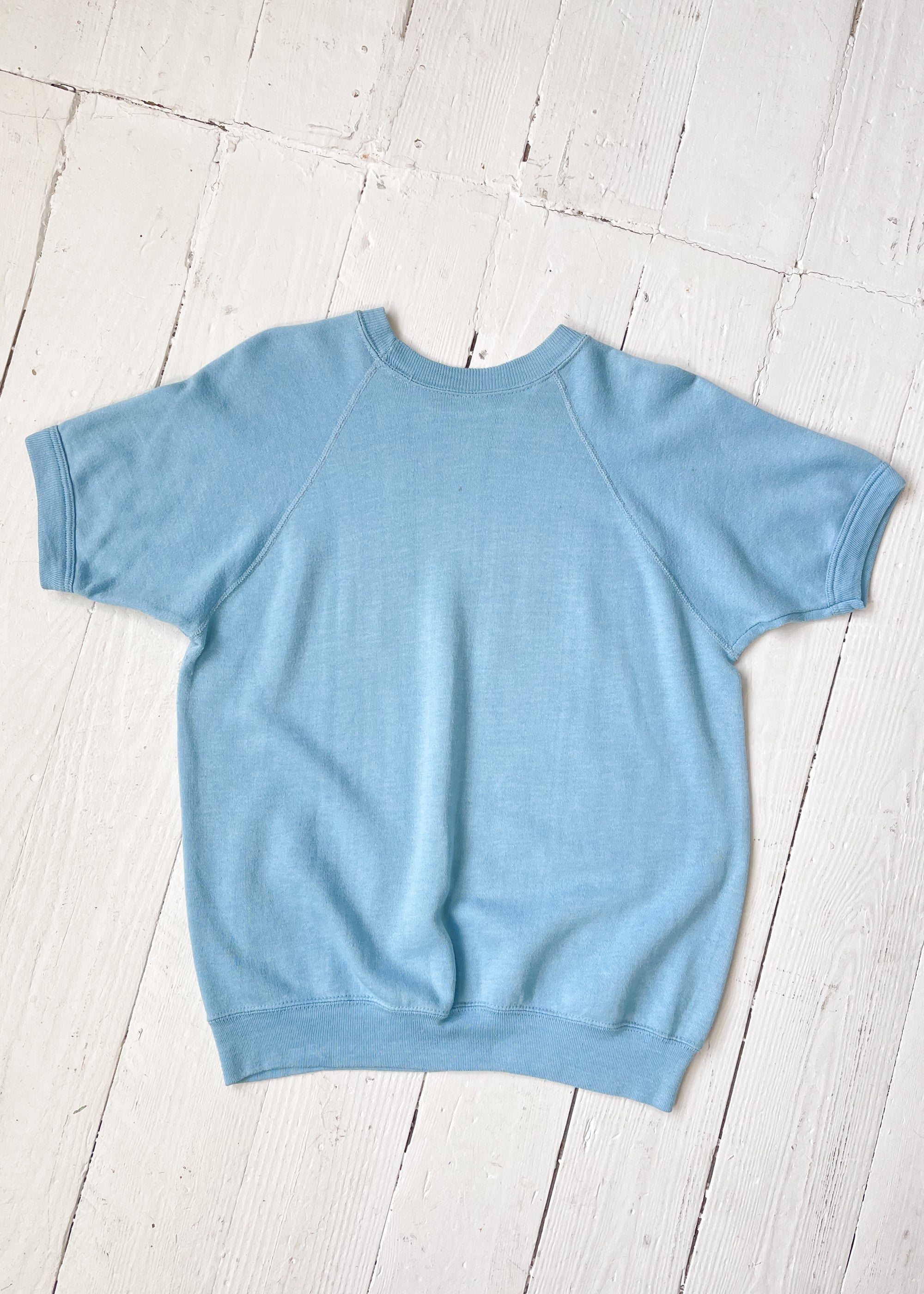 Vintage Columbia University Short Sleeve Sweatshirt