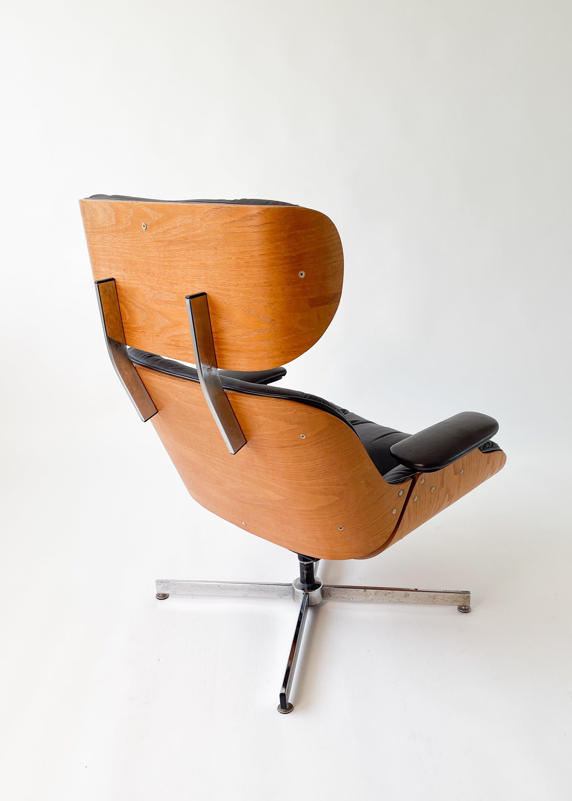 Vintage 1970s Eames Style Lounge Chair