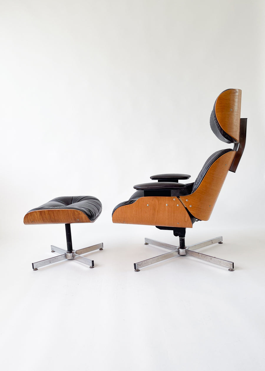 Vintage 1970s Eames Style Lounge Chair