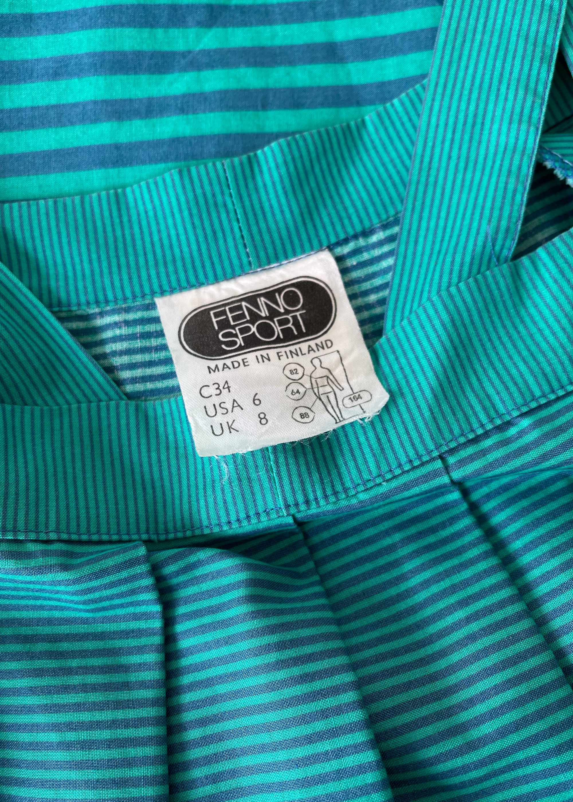 Vintage 1970s Finnish Cotton Dress