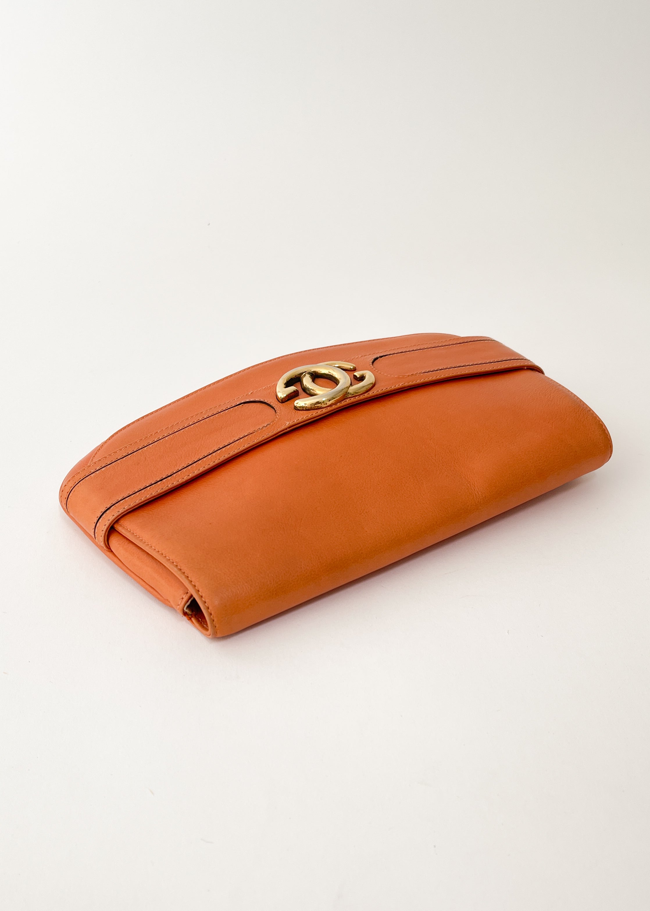 Vintage 1970s Gucci Leather Clutch Purse