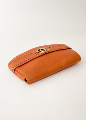 Vintage 1970s Gucci Leather Clutch Purse