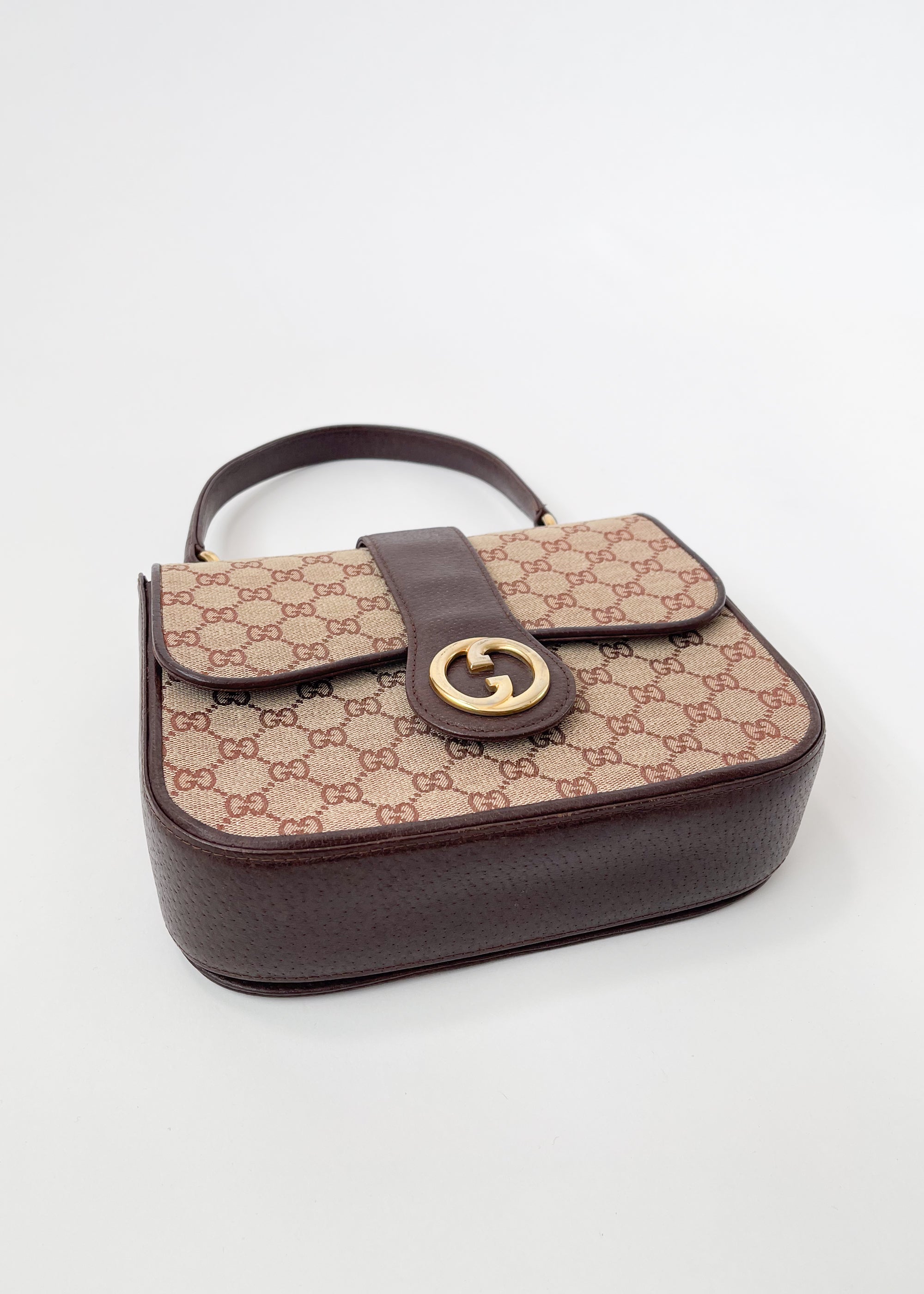 Vintage 1970s Gucci Logo Purse
