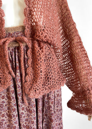 Vintage 1970s Krizia Skirt and Sweater Ensemble