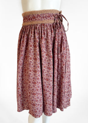 Vintage 1970s Krizia Skirt and Sweater Ensemble