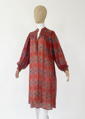 Vintage 1970s Judith Ann Silk Dress