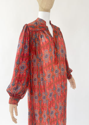 Vintage 1970s Judith Ann Silk Dress