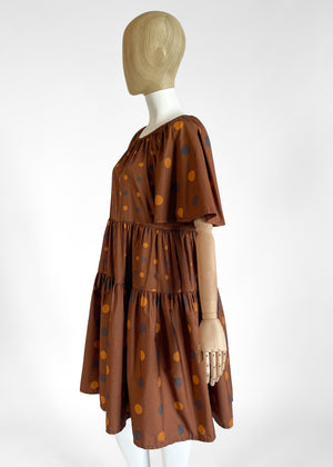 Vintage Yves Saint Laurent Polka Dot Dress