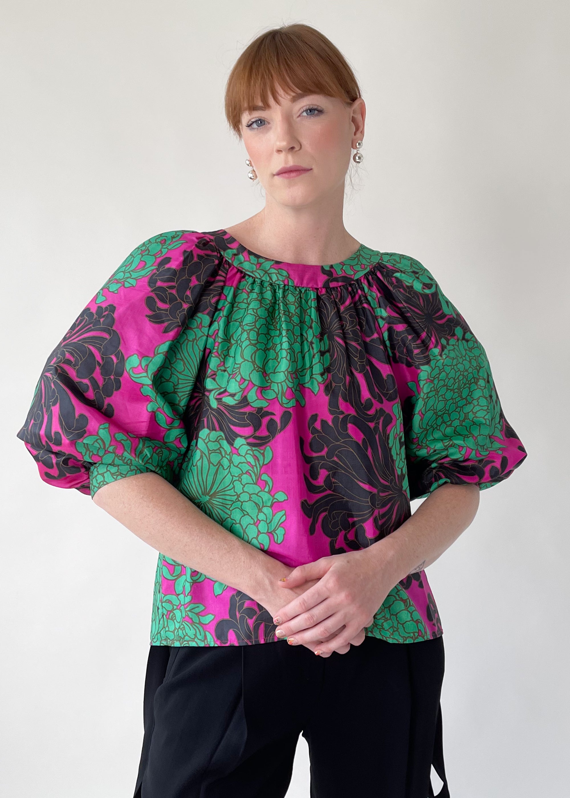 Vintage 1986. Yves Saint Laurent Silk Top