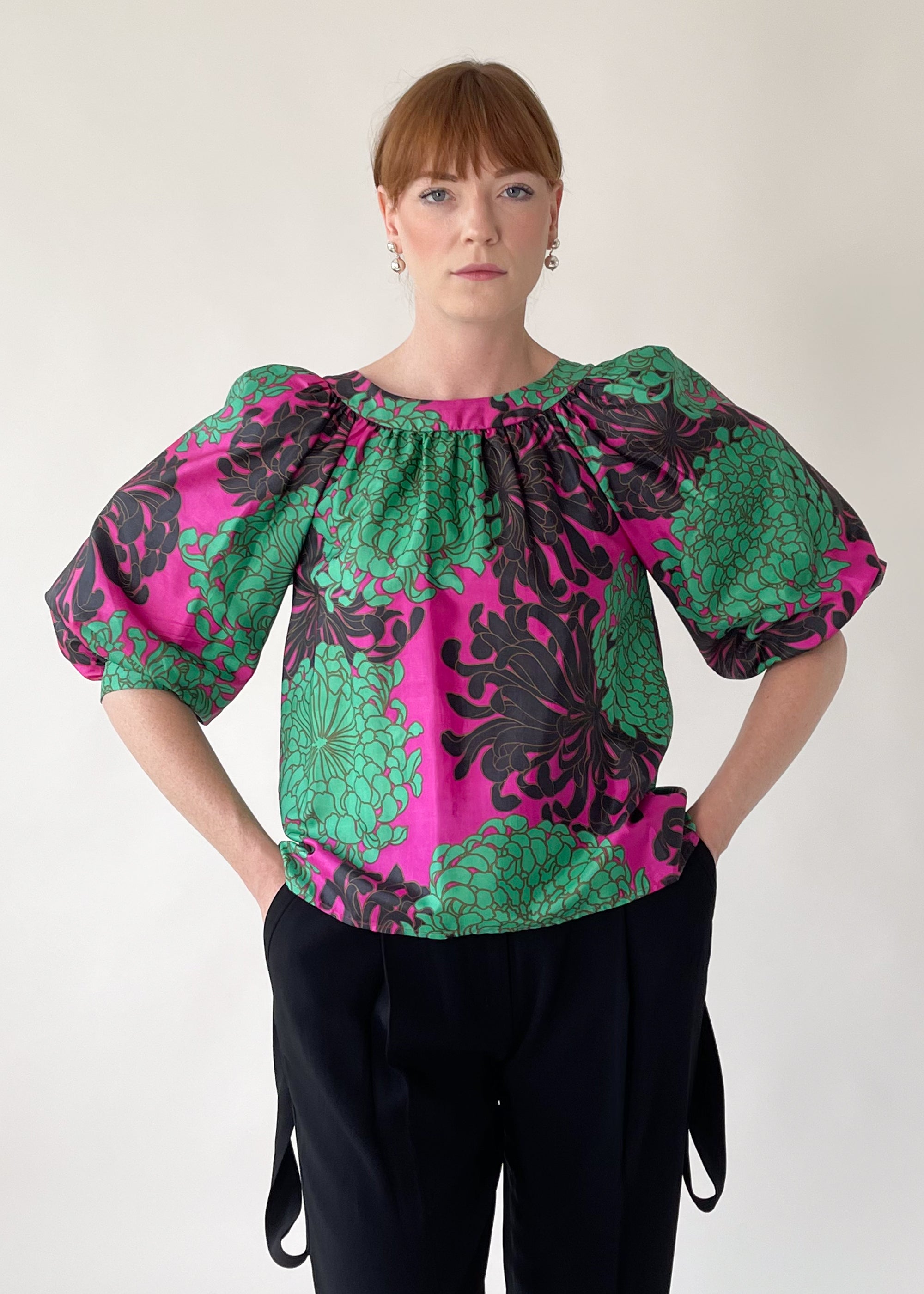 Vintage 1986. Yves Saint Laurent Silk Top