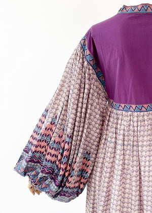 Vintage 1970s Indian Cotton Dress