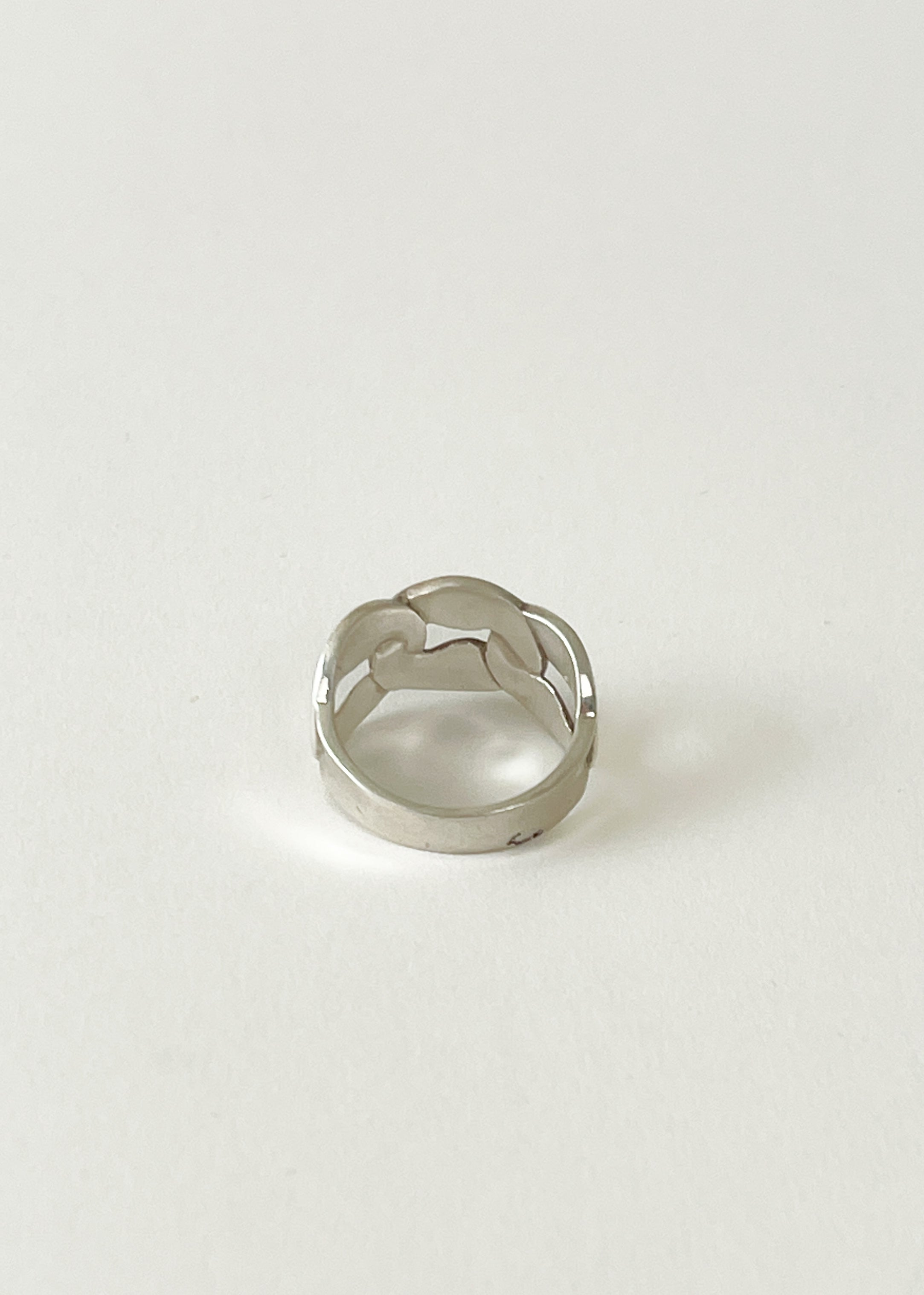Vintage 1970s Silver Knot Ring