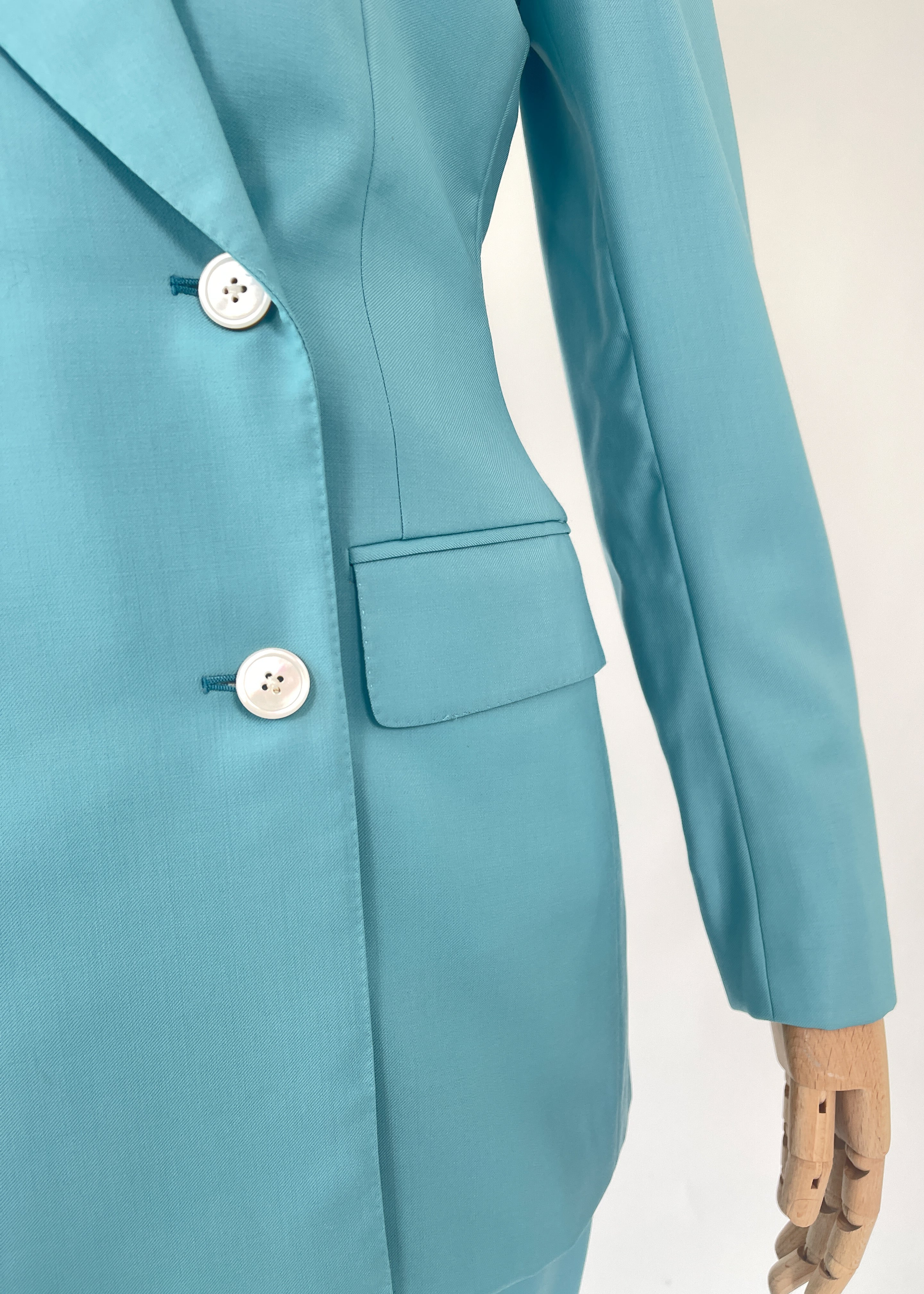 1990s Burberry's Blue Suit