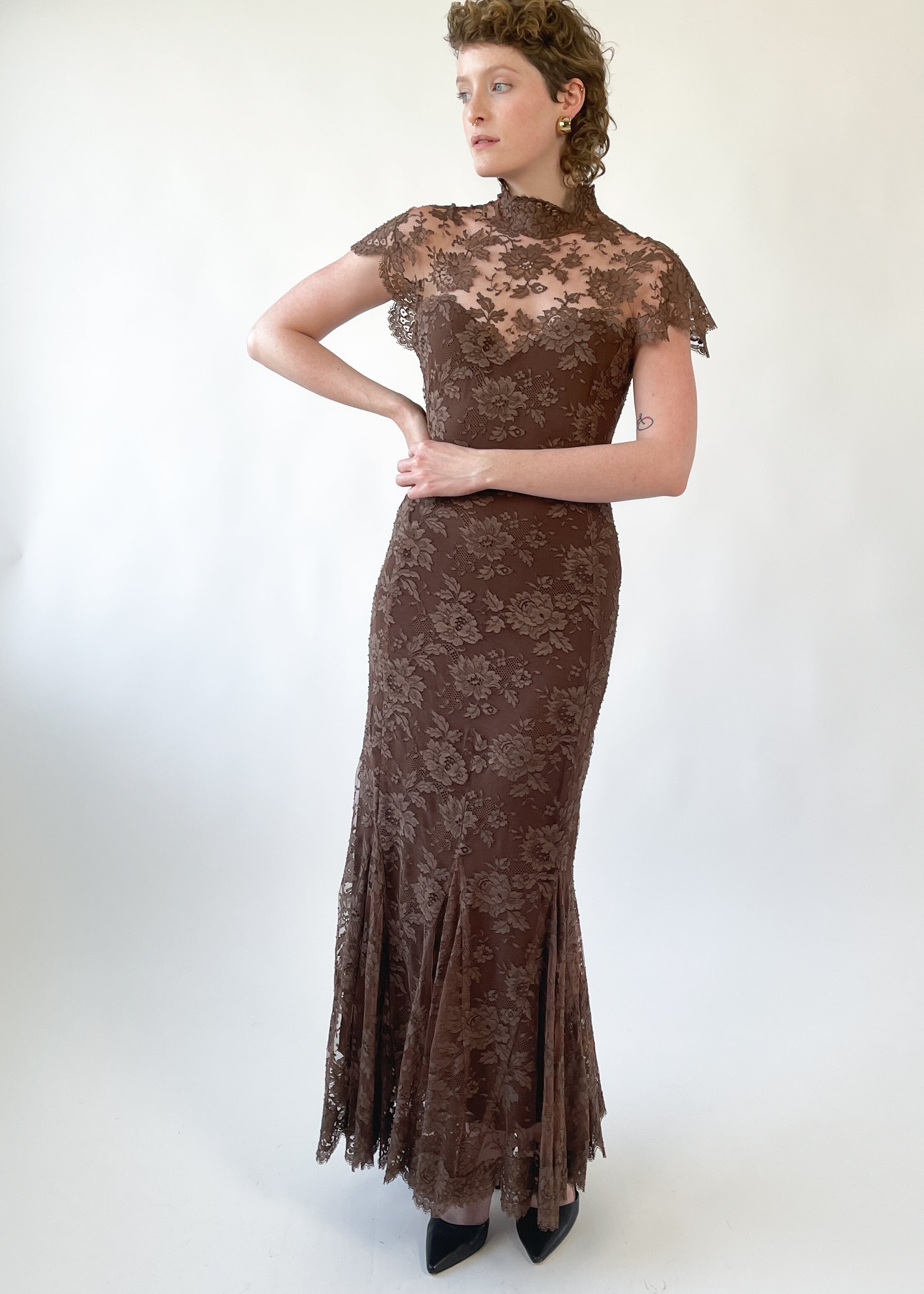 Vintage 1984 Chloe Lace Dress - Raleigh Vintage Vintage 1984 Chloe Lace Dress - Raleigh Vintage