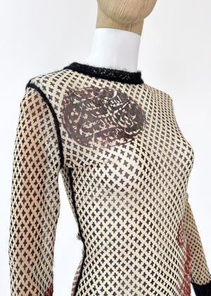 Vintage 1990s Jean Paul Gaultier Mesh Top