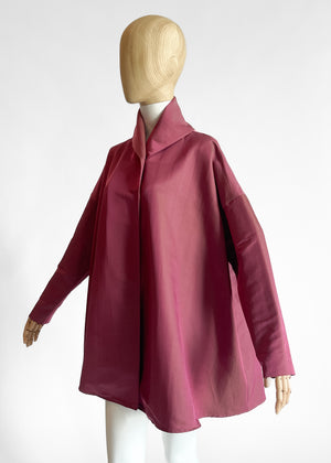 1990s Romeo Gigli Iridescent Coat