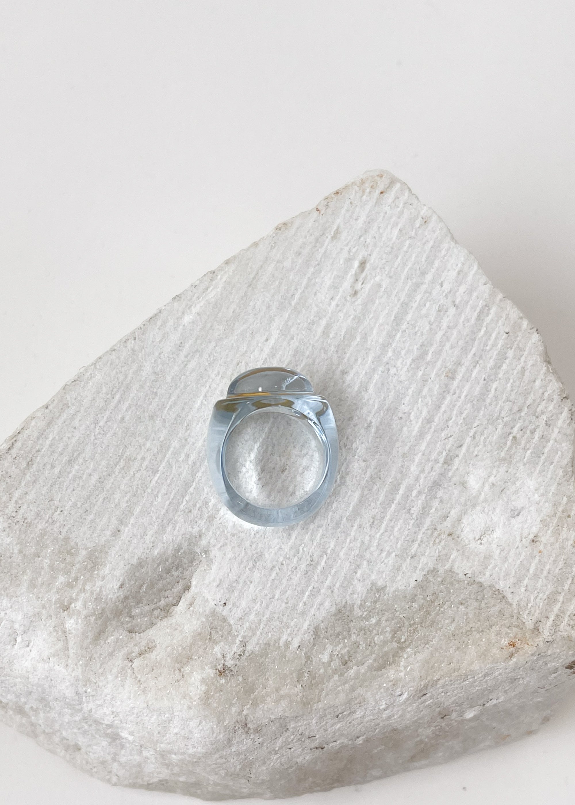Vintage Baccarat Crystal Ring