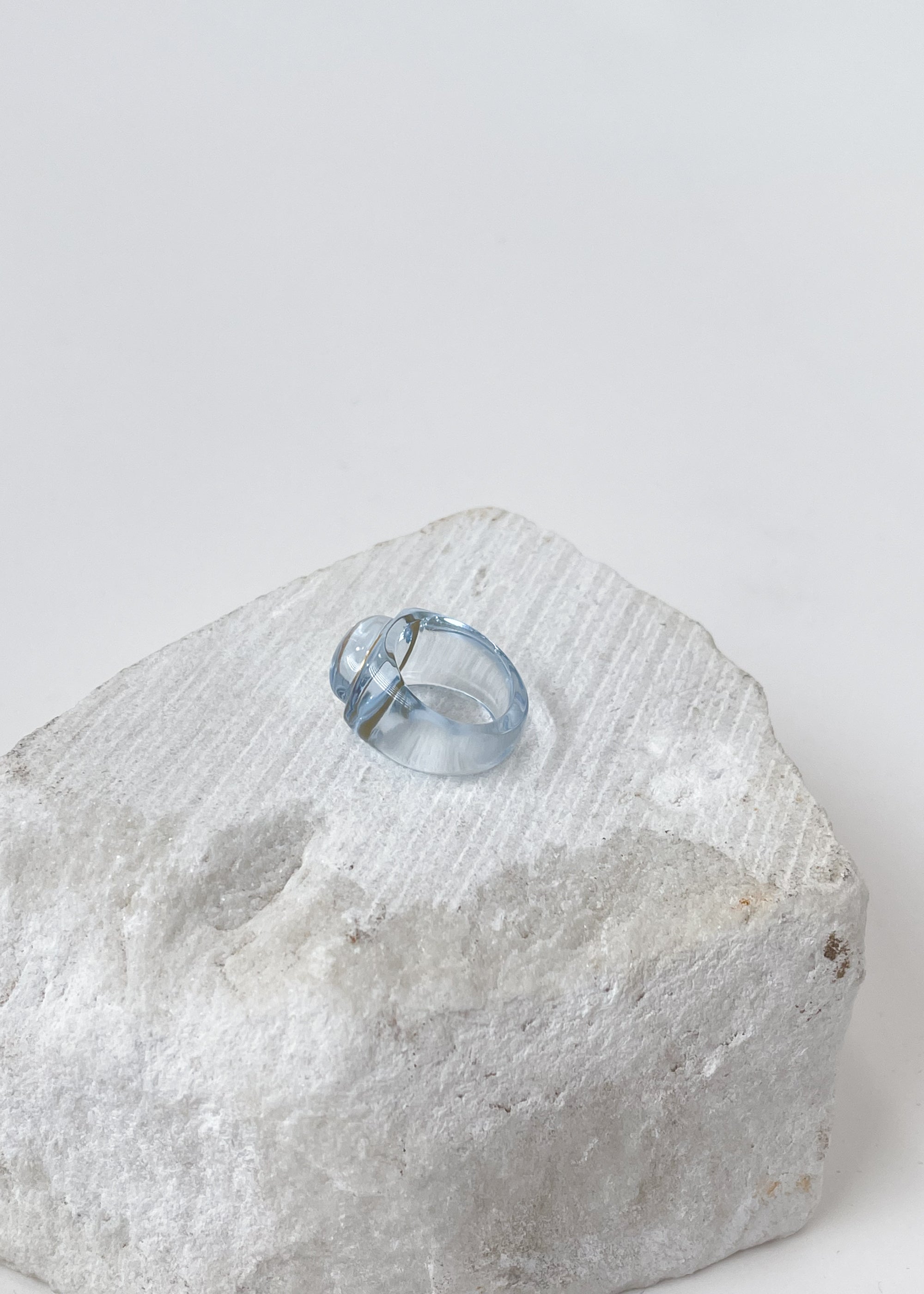 Vintage Baccarat Crystal Ring