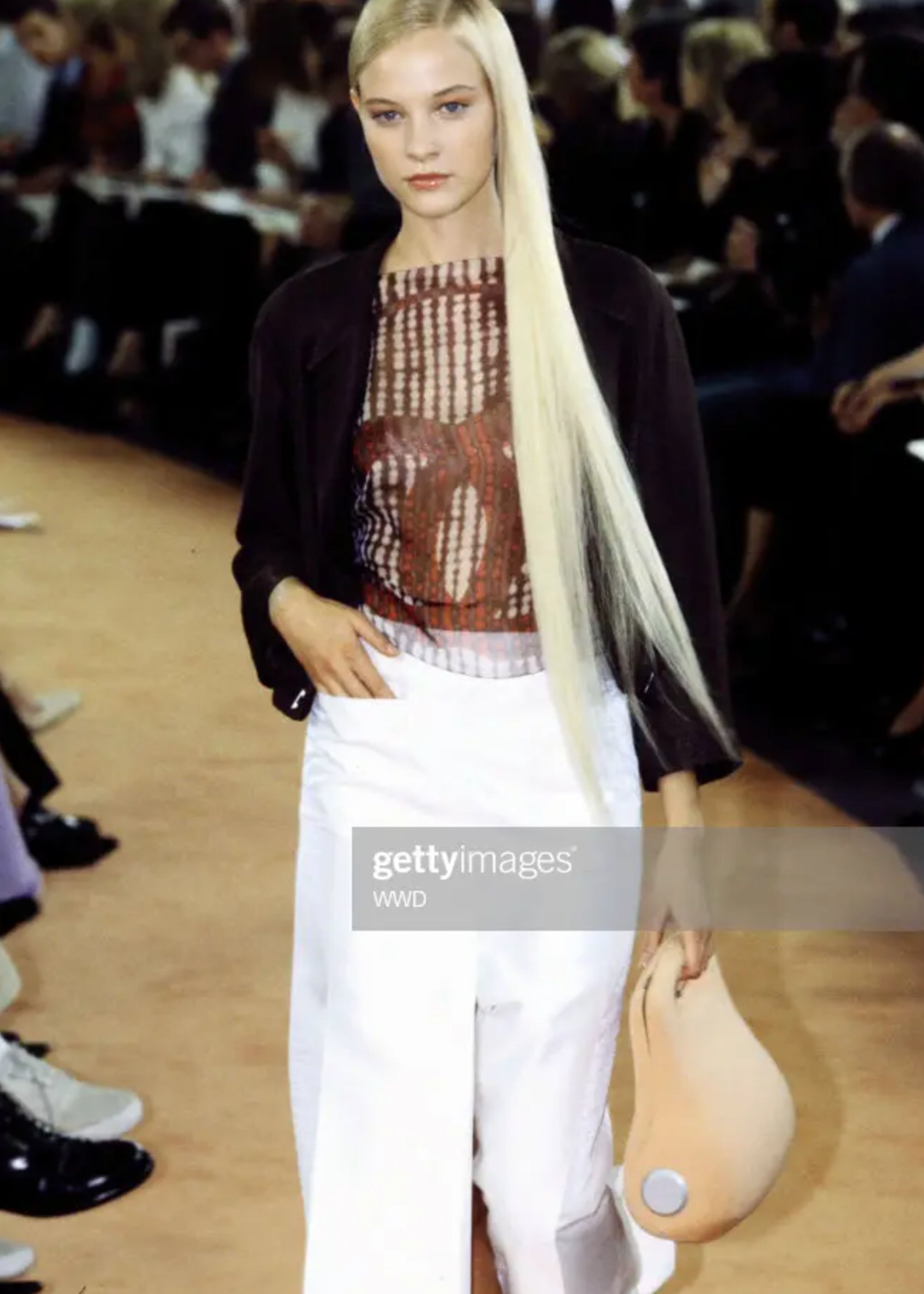 Vintage Chanel 1999 Linen Skirt